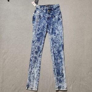 Nwt MOTO PREMIUM black Acid Wash jeans size Small